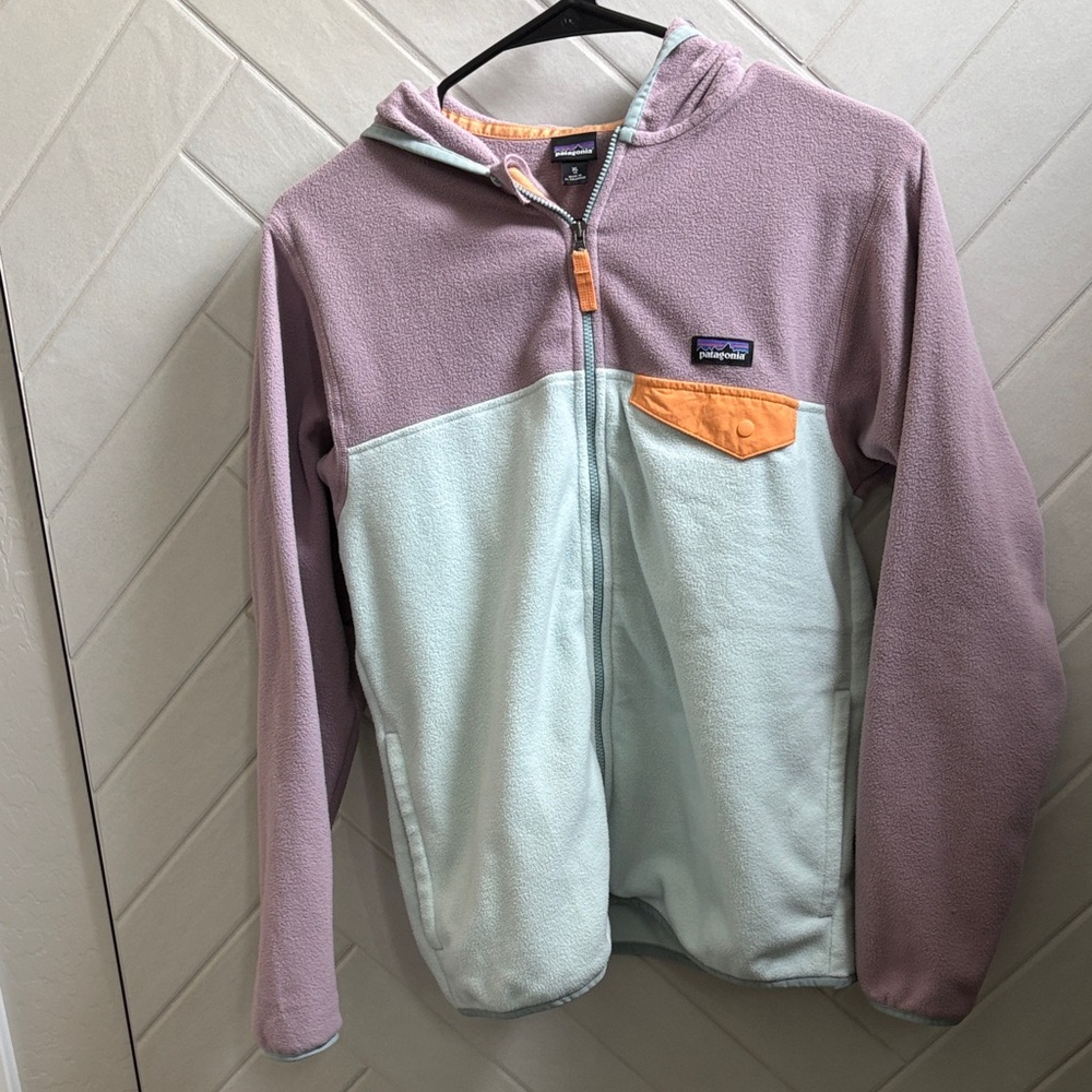 Patagonia Kids Two-Tone Fleece Hoodie